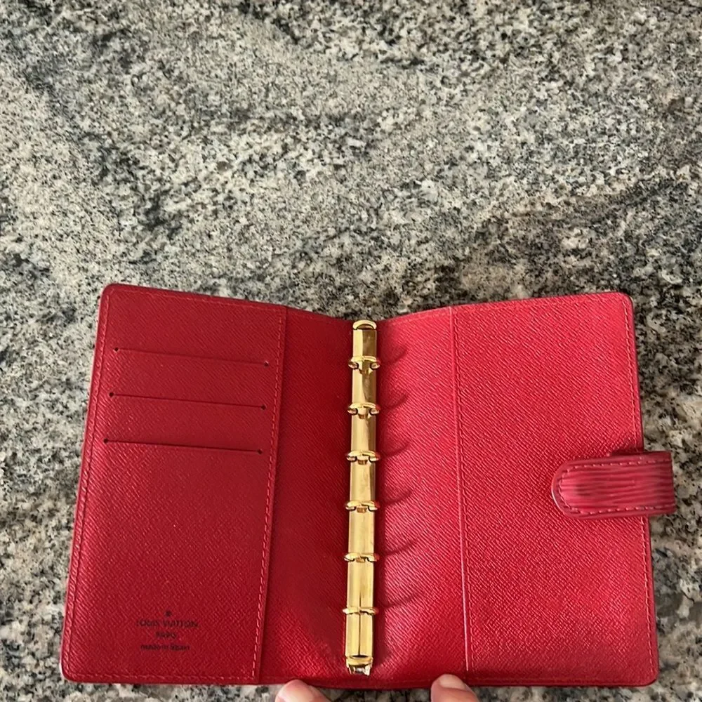 Authentic Louis Vuitton Epi Agenda PM